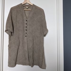 Vintage polka dot blouse